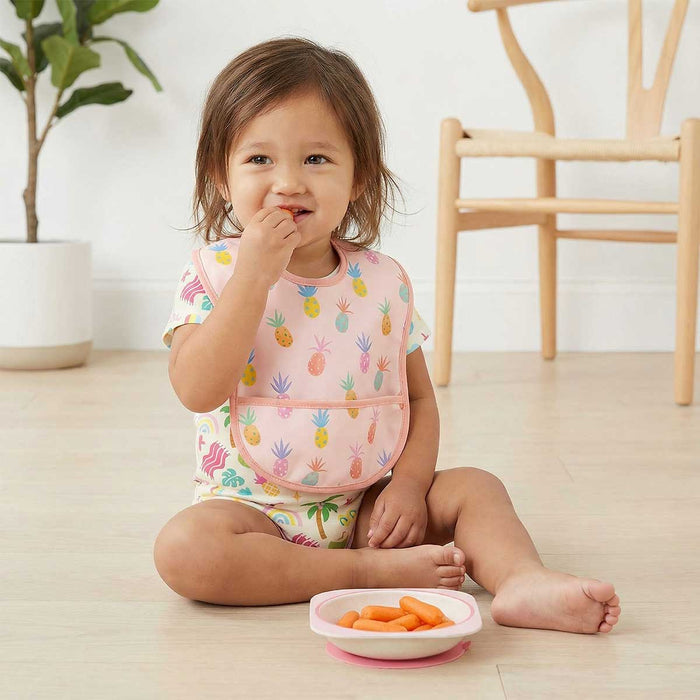 Fruity Hearts Waterproof Bib