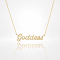 Goddess Script Necklace