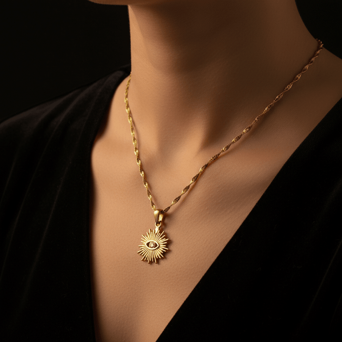 Gold Pendant Necklace - The PM Edit