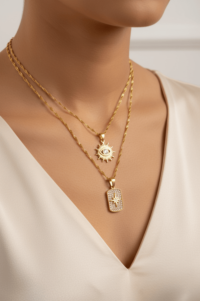Gold Pendant Necklace - The PM Edit