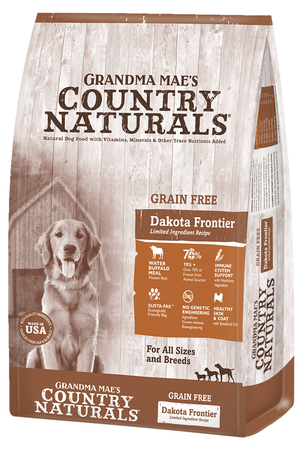 Grandma Mae's Country Naturals Grain Free Dakota Frontier Buffalo Meal