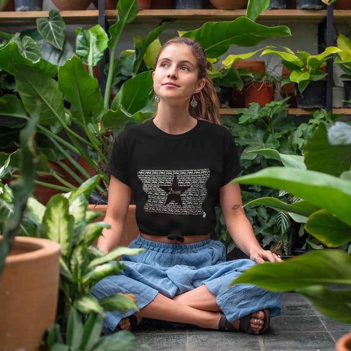 Graphic "Dream" Tee - Black