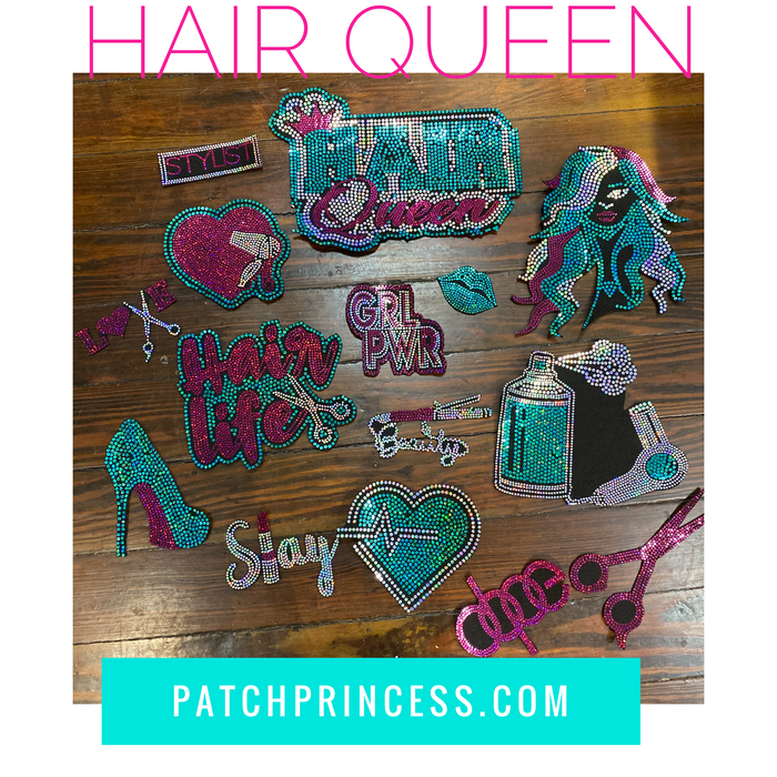 HAIR Hustler JACKET BAG 15 PATCH SET