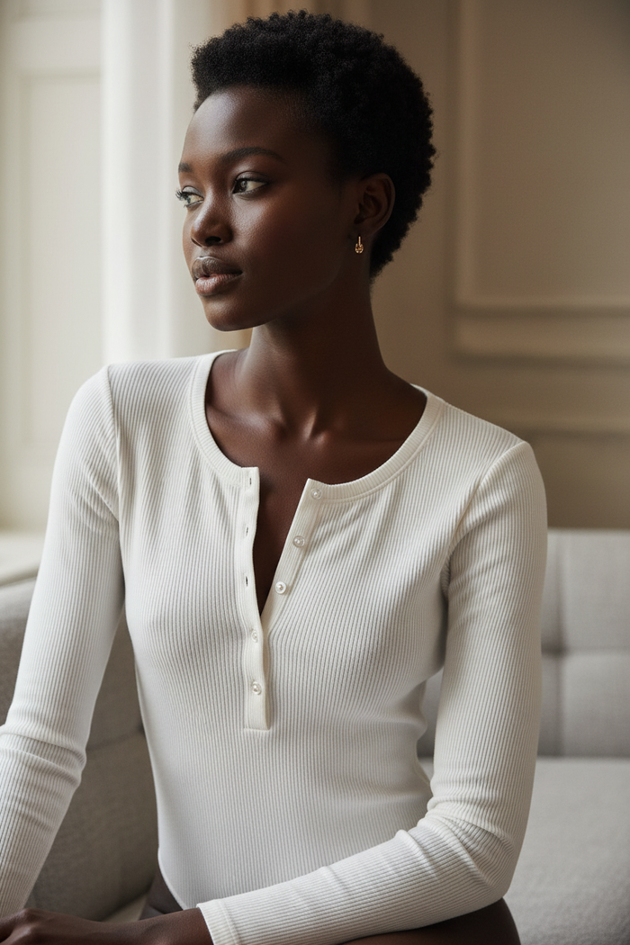 White Bodysuit Detail