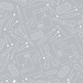 Happy Notes - Happy Quilting - Grey - 108" - 16435W-08