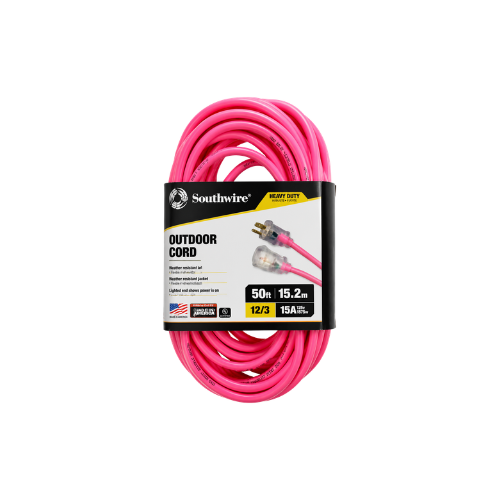 Heavy Duty Outdoor Cord 12/3 50'