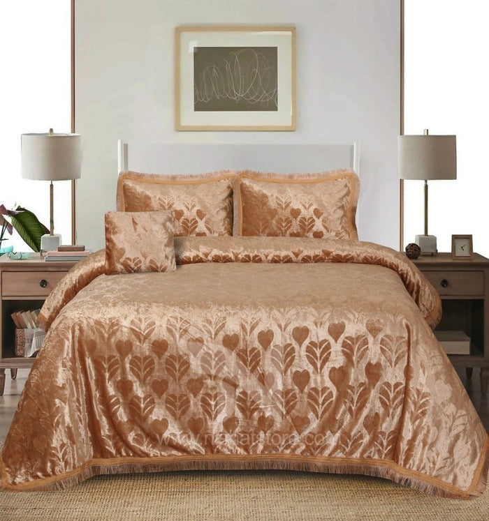 Heavy Palachi Bed Sheet Set 4 Pcs Design 552 - Nishat Creative Store
