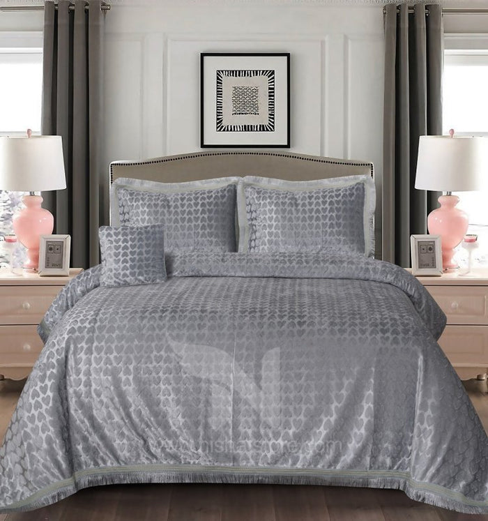 Heavy Palachi Bed Sheet Set 4 Pcs Design 553 - Nishat Creative Store