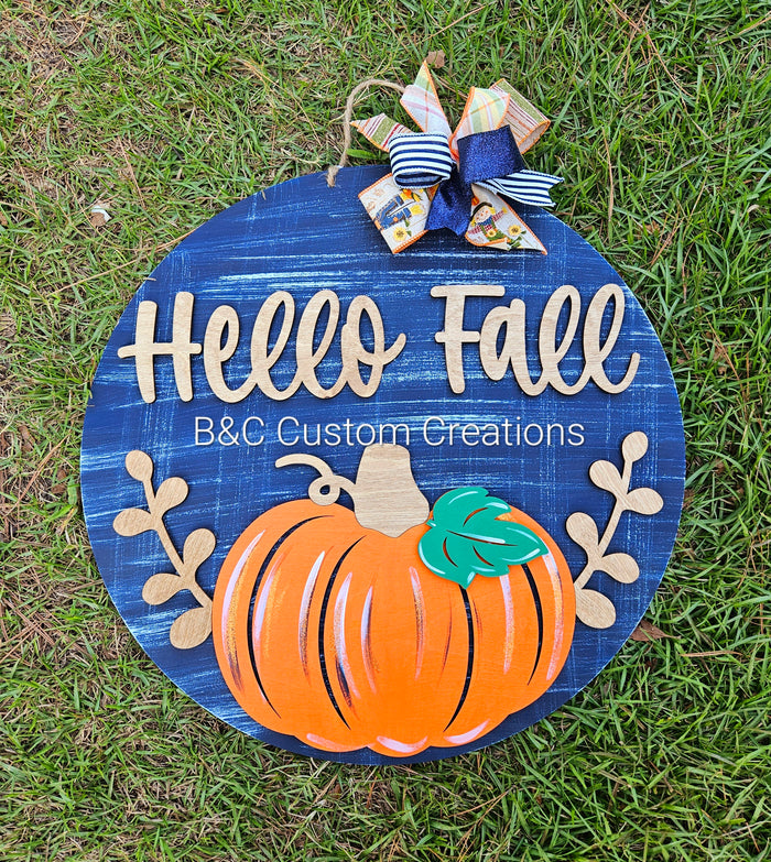 Hello Fall Pumpkin 2