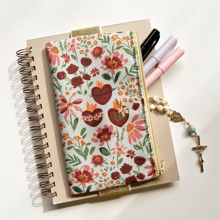 Holy Family Hearts Catholic Bible/Planner Pouch