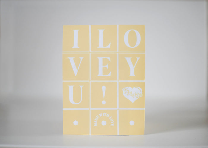 'I Love You' Stencils