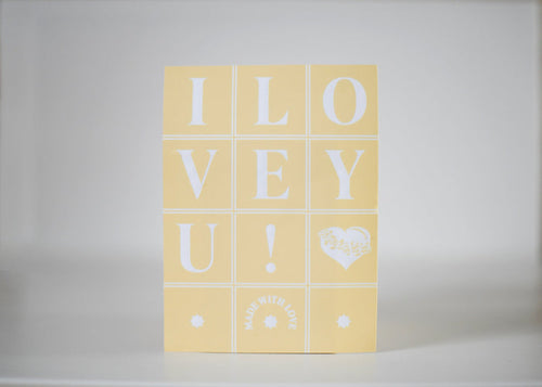 'I Love You' Stencils