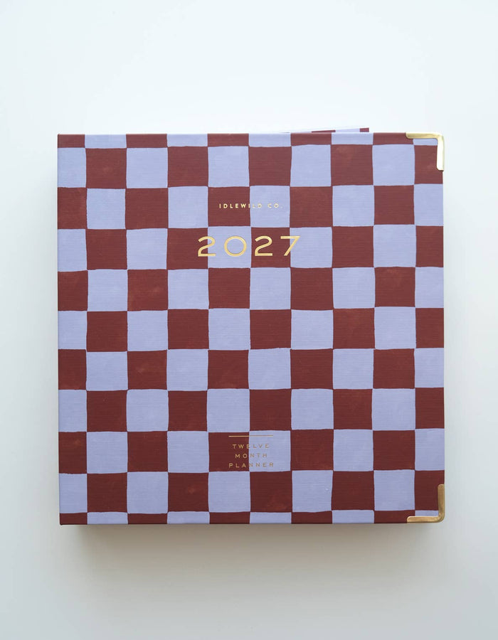 Idlewild Co. - 2027 Binder Planner | Periwinkle Checks