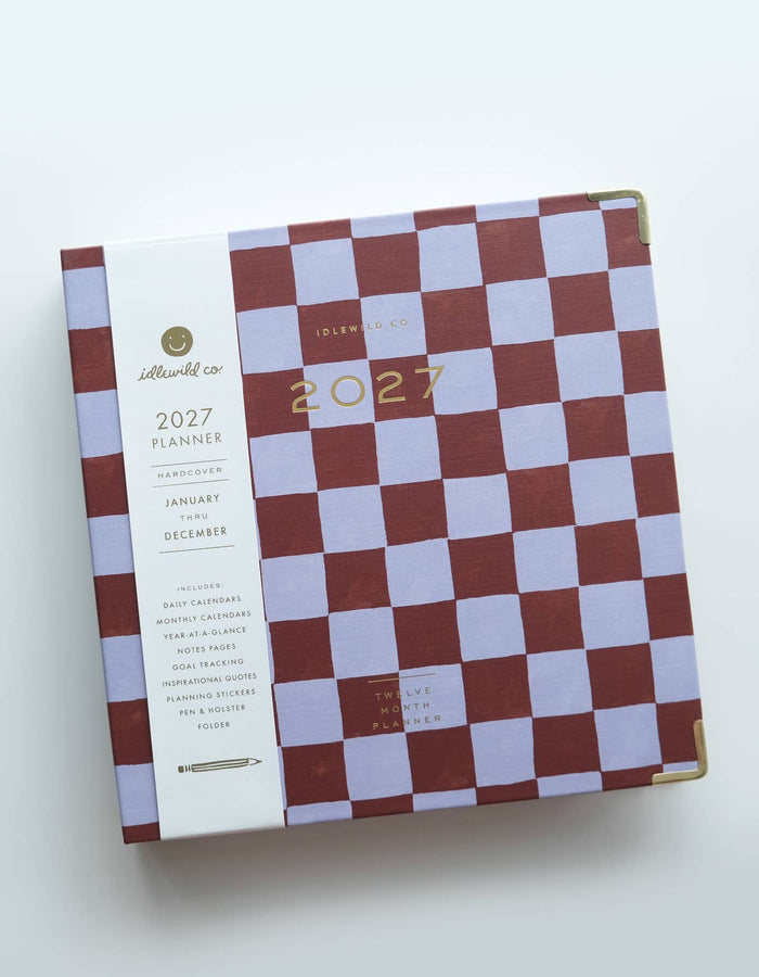 Idlewild Co. - 2027 Binder Planner | Periwinkle Checks