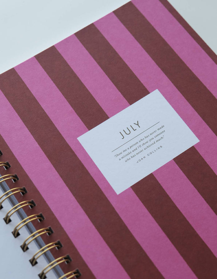 Idlewild Co. - 2027 Large Format Planner | Cabana Stripe