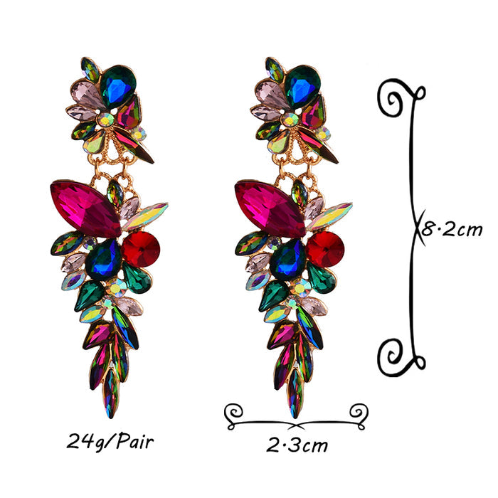 Irregular Metal Dangle Drop Earrings — Classic Statement Style