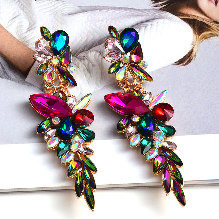 Irregular Metal Dangle Drop Earrings — Classic Statement Style