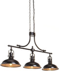 Joella L000508 Bronze Finish Metal Pendant Light 1CN