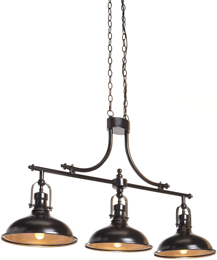 Joella L000508 Bronze Finish Metal Pendant Light 1CN