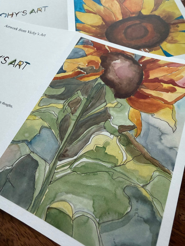 Just A Sunflower - Greeting cards - Vichy's Art