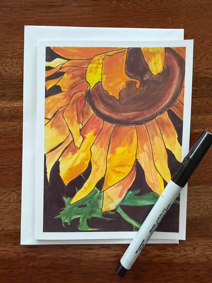 Just A Sunflower - Greeting cards - Vichy's Art