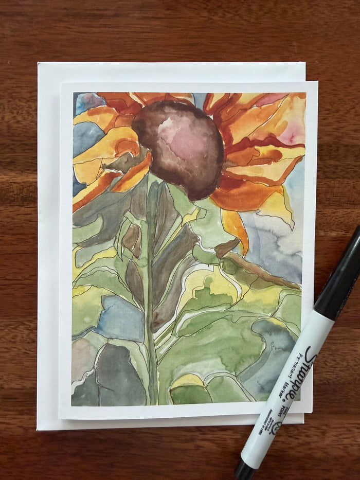 Just A Sunflower - Greeting cards - Vichy's Art