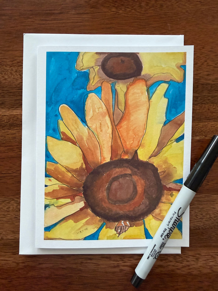 Just A Sunflower - Greeting cards - Vichy's Art
