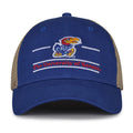 Kansas Jayhawks trucker hat with mesh design