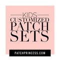 KIDS CUSTOMIZED 12 PATCH SET
