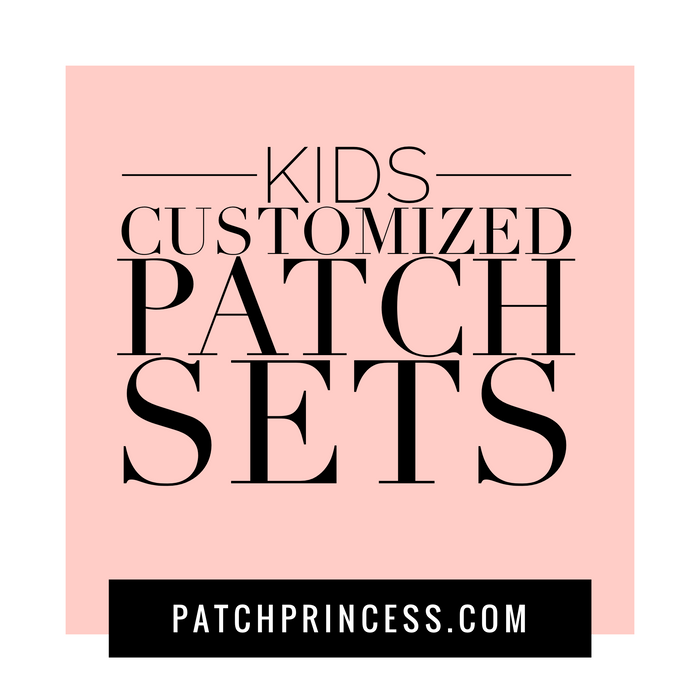 KIDS CUSTOMIZED 12 PATCH SET