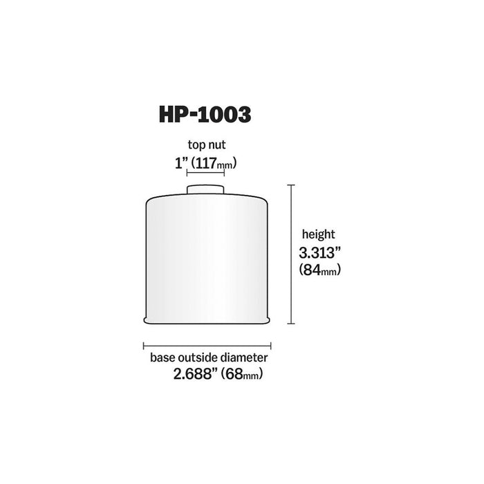 DuroMax K&N Performance Spin-on Canister Engine Oil Filter HP-1003