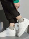 Lace Up Round Toe Platform Shoes - The PM Edit
