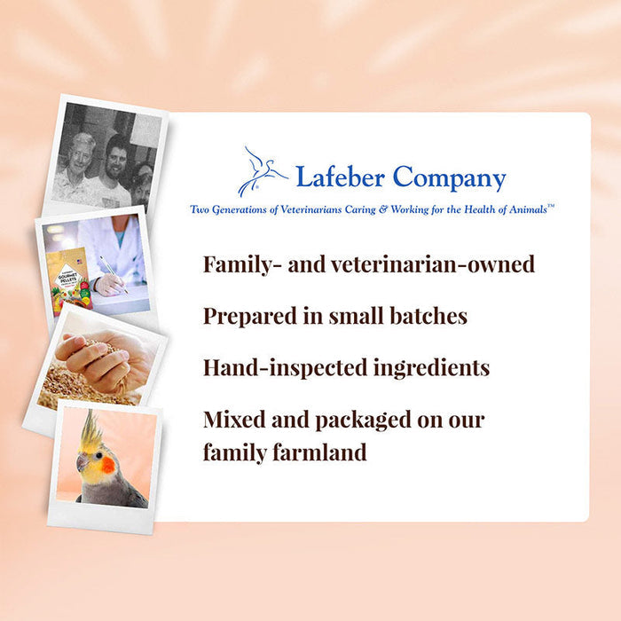 Lafeber Company Cockatiel Tropical Fruit Gourmet Pellets