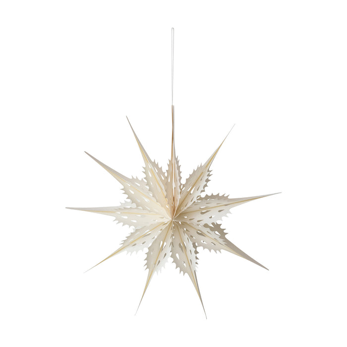 Large Ornate Folded Paper Snowflake Ornament