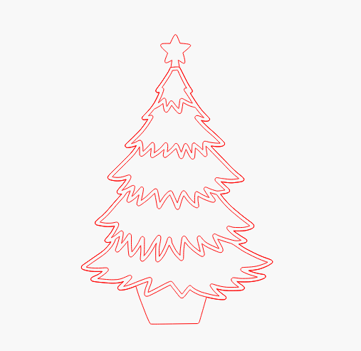 Layered Christmas Tree
