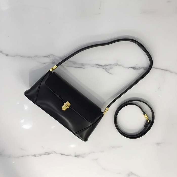 Black Bag Flatlay