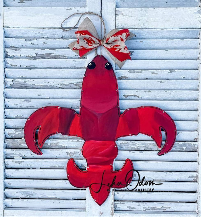 Leha Crawfish Fleur de lis