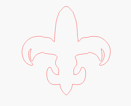 Leha Crawfish Fleur de lis