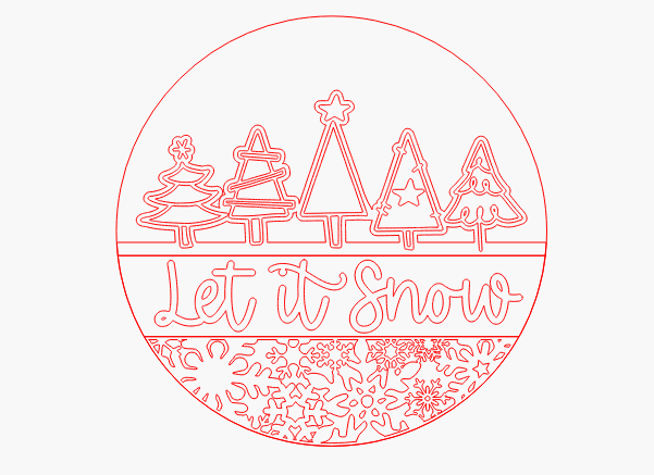 Let it Snow Trees