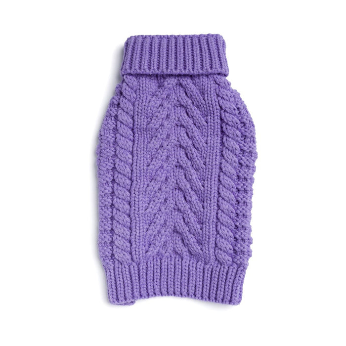 fabdog® Lilac Super Chunky Sweater Apparel