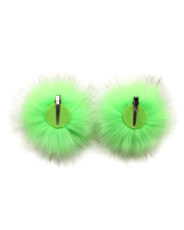 Lime Green Space Bunz, Space Buns, - One Stop Rave