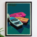 Love Me Tender Art Print 18" x 24" Framed Wall Poster By Alan Claude - Maine
