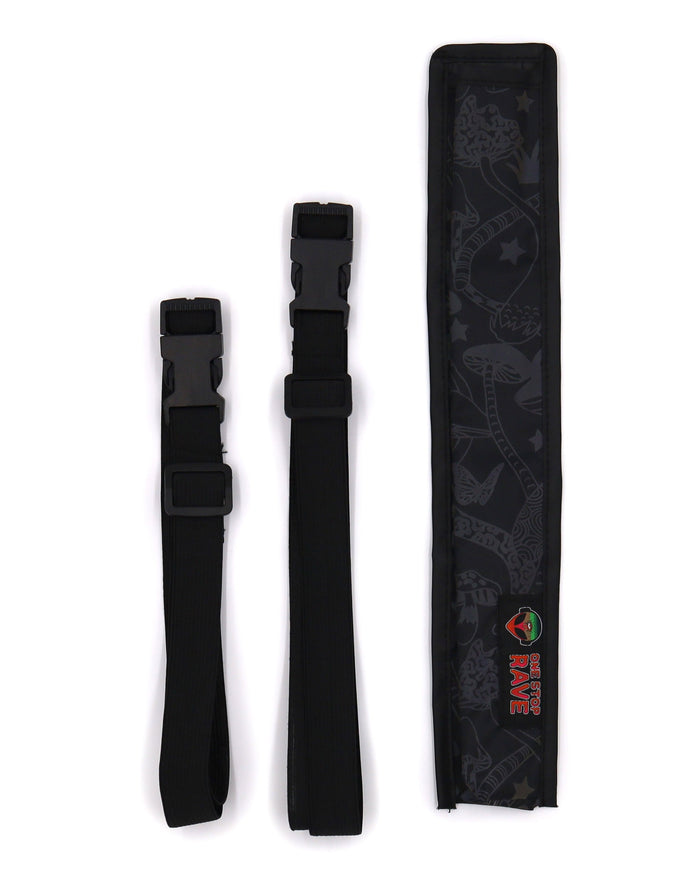 Magic Mushroom fan holster black in normal light.