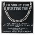Make It Right with Style: Cuban Link Chain Necklace - The Meaningful Apology Gift for Him