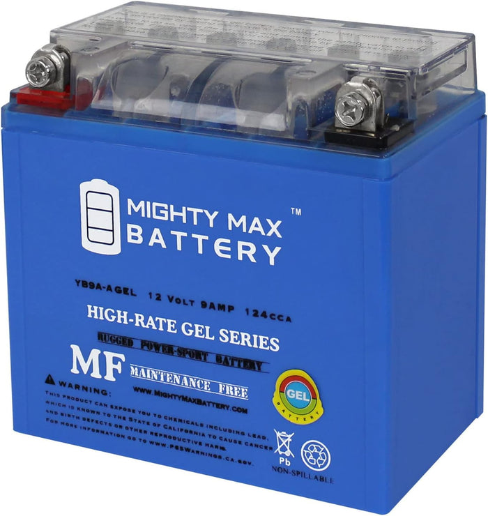 Mighty Max Mighty Max 12V 9 AH GEL 130 CCA Rechargeable Maintenance Free SLA AGM Battery
