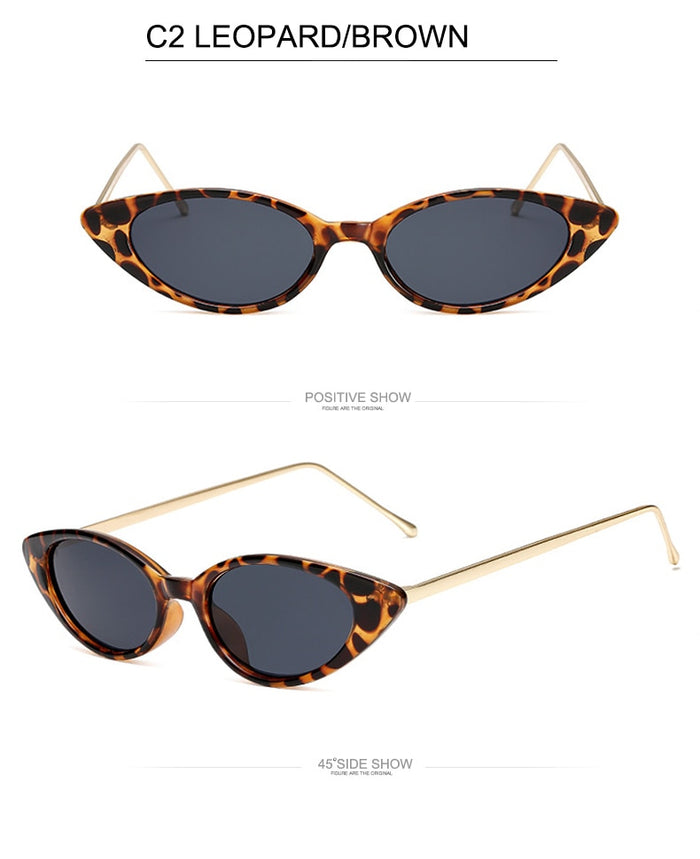 Mini Cat Eye Sunglasses | Tortoiseshell & Gold | UV400 | The PM Edit