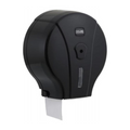 Vialli tissue dispenser Stainless steel black front view