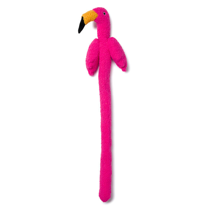 fabdog® Mini Twisty Flamingo Dog Toys