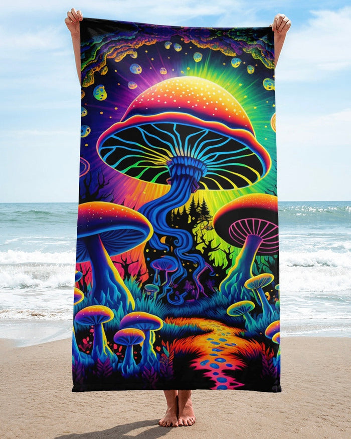 Mushroom Land Towel