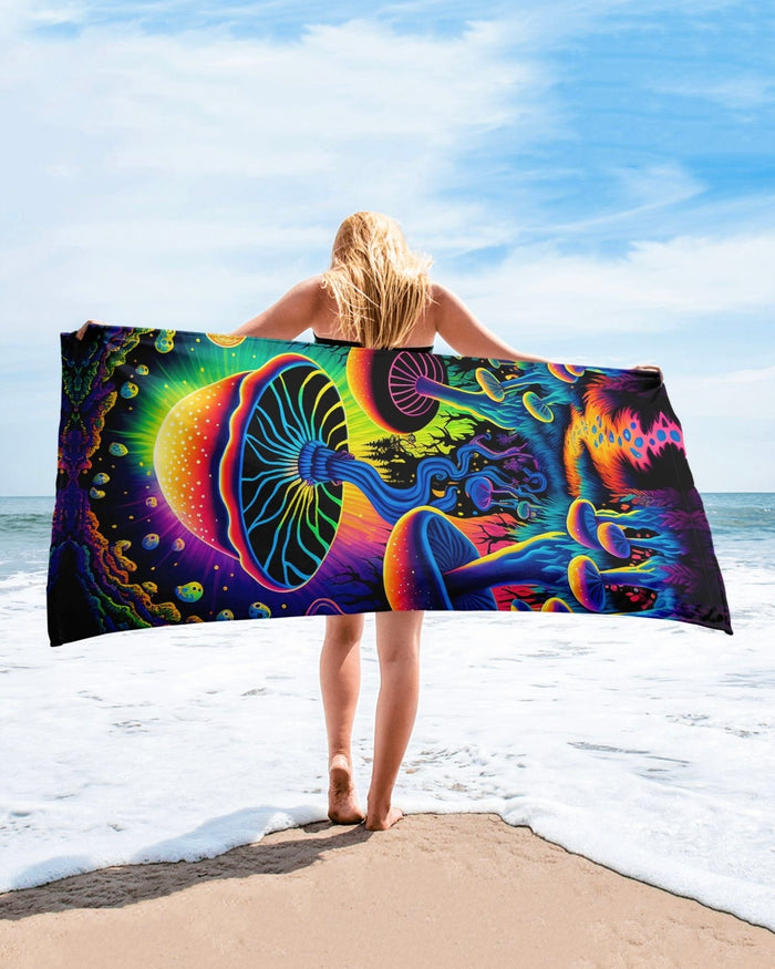 Mushroom Land Towel